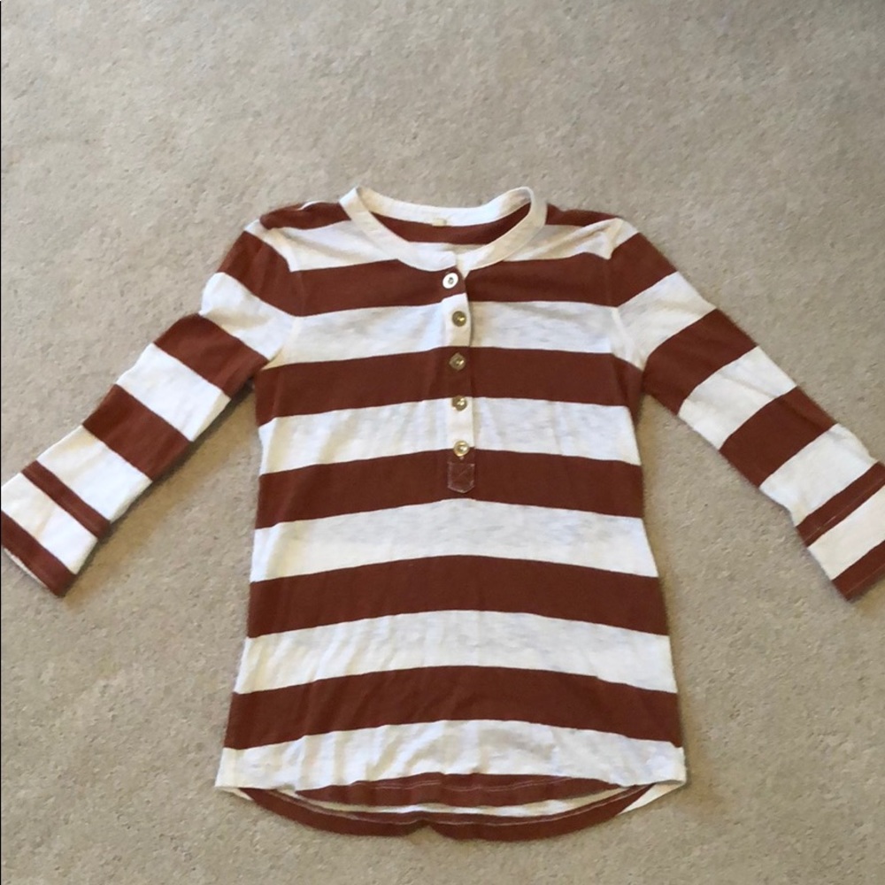 J Crew Quarter Sleeve Top